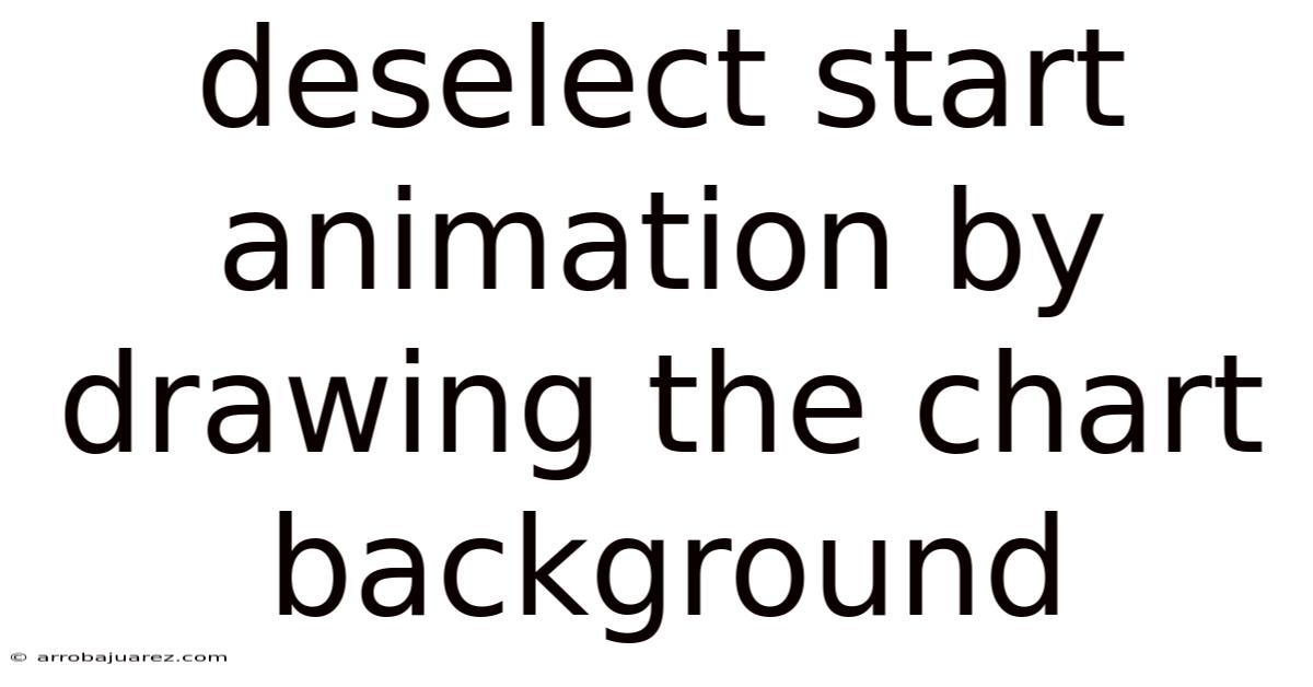 Deselect Start Animation By Drawing The Chart Background