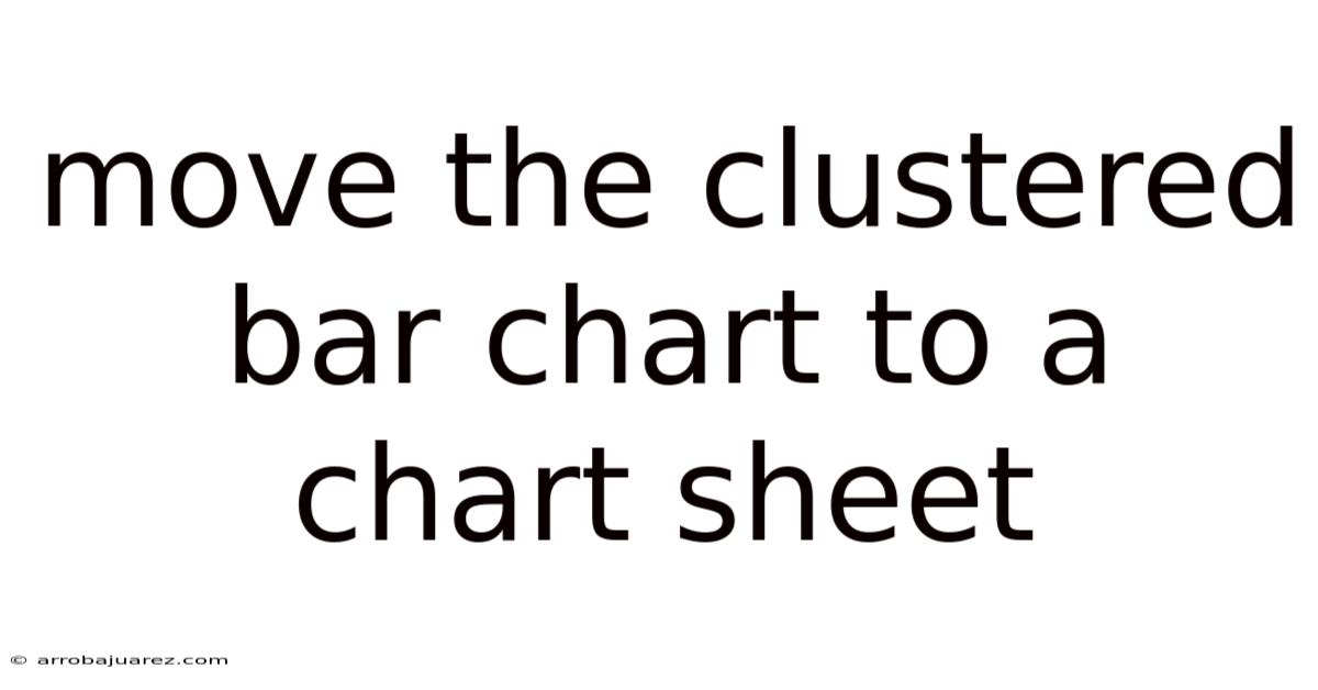 Move The Clustered Bar Chart To A Chart Sheet
