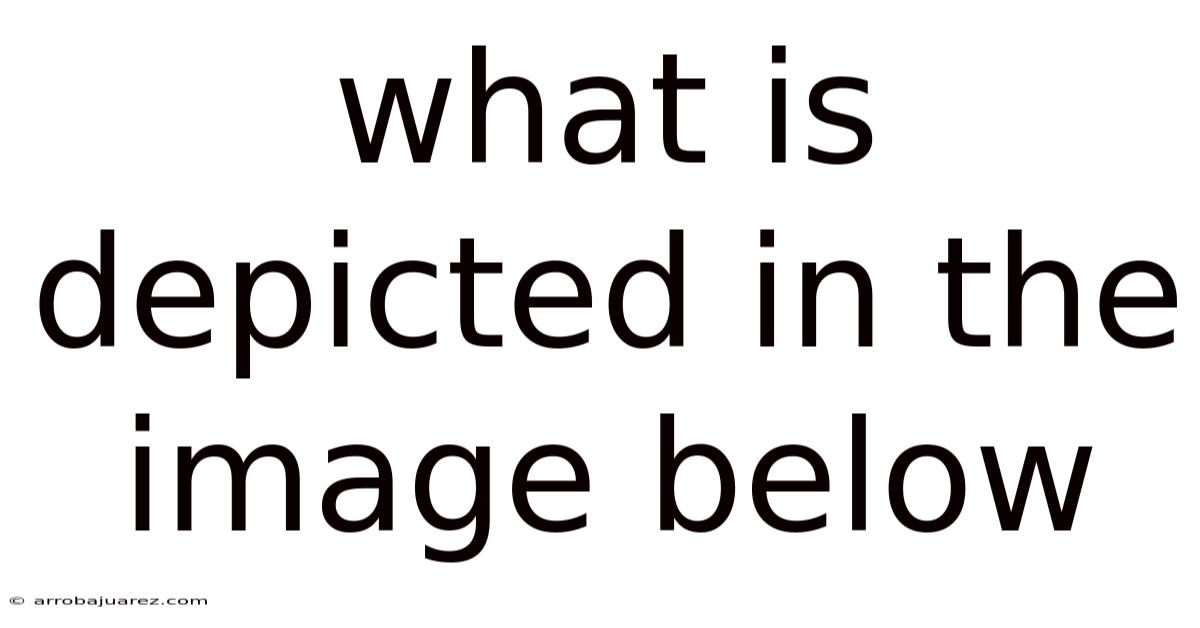 What Is Depicted In The Image Below